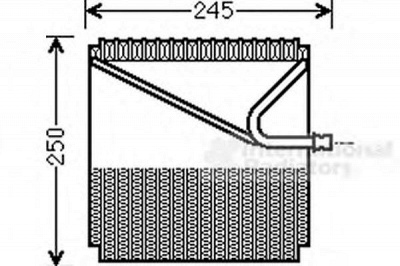 VAN WEZEL 3000v454 -  Испаритель, кондиционер